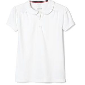 Short Sleeved Peter Pan Polo for Toddler Girls Uniform